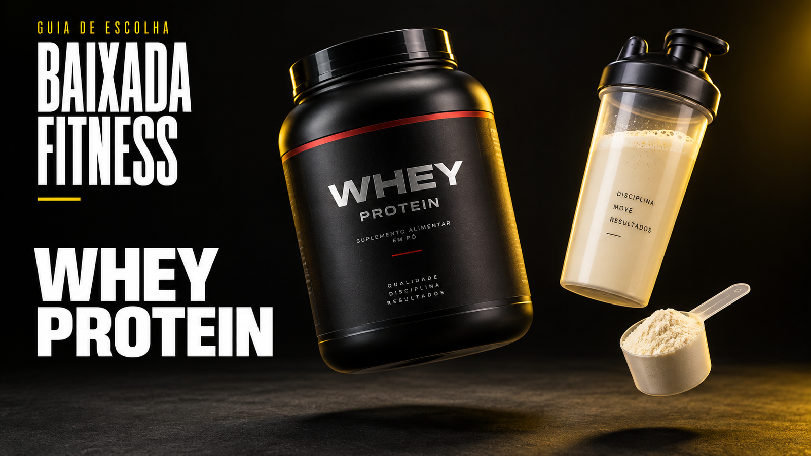 Leia mais sobre o artigo Whey protein: o que é, benefícios, tipos e como escolher