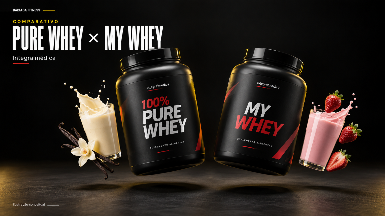 Leia mais sobre o artigo Integralmedica 100% Pure Whey x My Whey: qual vale mais a pena?