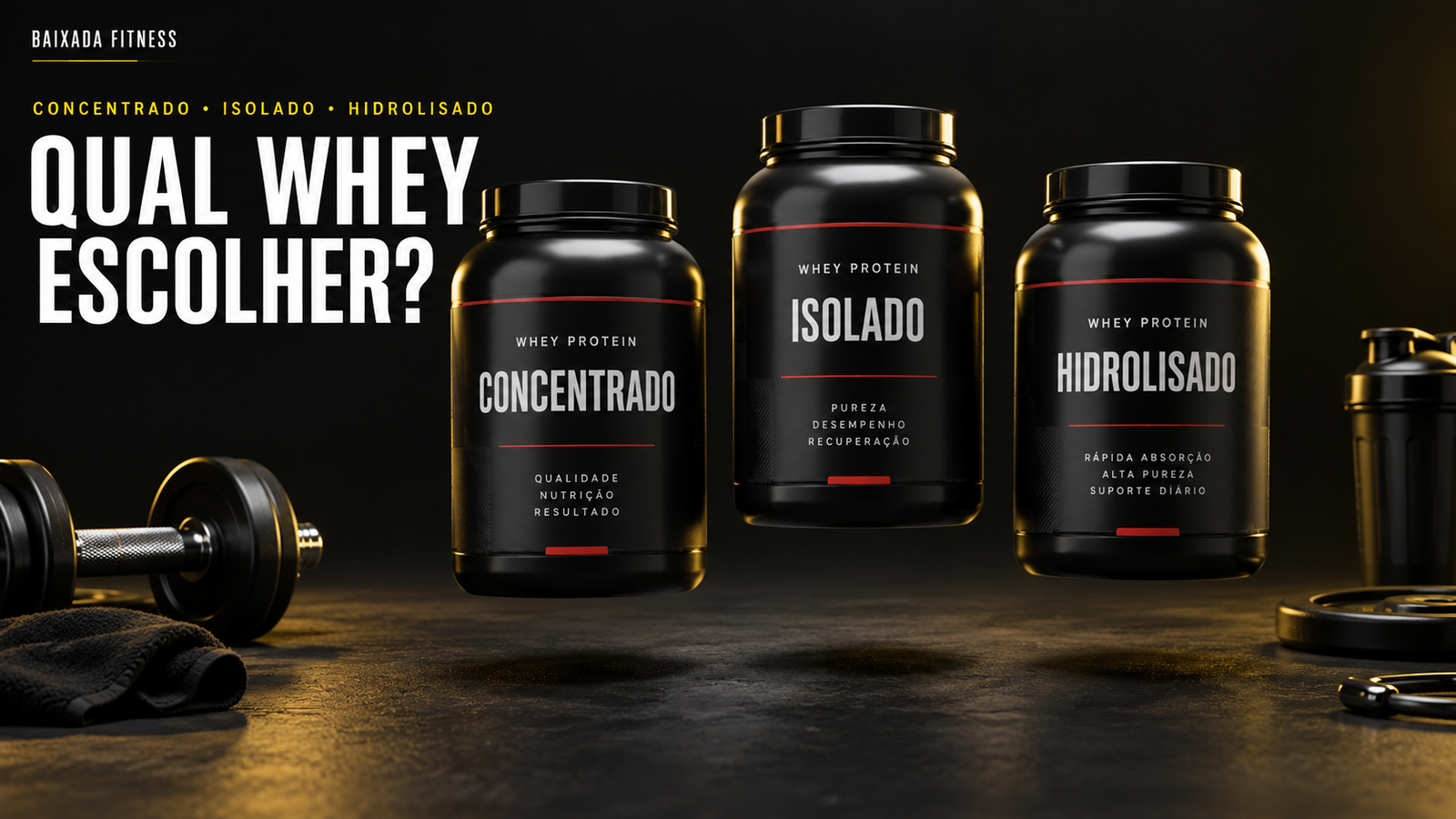 Leia mais sobre o artigo Whey concentrado x isolado x hidrolisado: diferenças e qual escolher