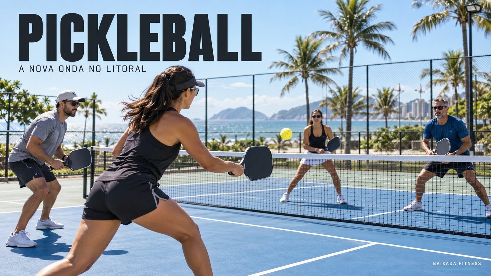Leia mais sobre o artigo Pickleball: o que é, como surgiu e por que está bombando no Litoral?